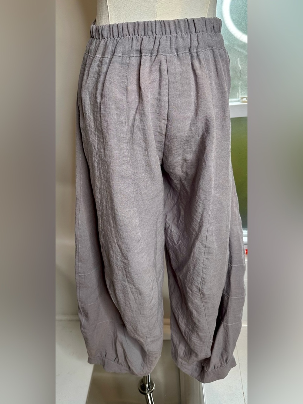 Sarafina Paris Made in France Balloon Harem Pants Gray Size 1 - Picture 5 of 9